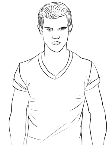 Jacob black coloring page free printable coloring pages