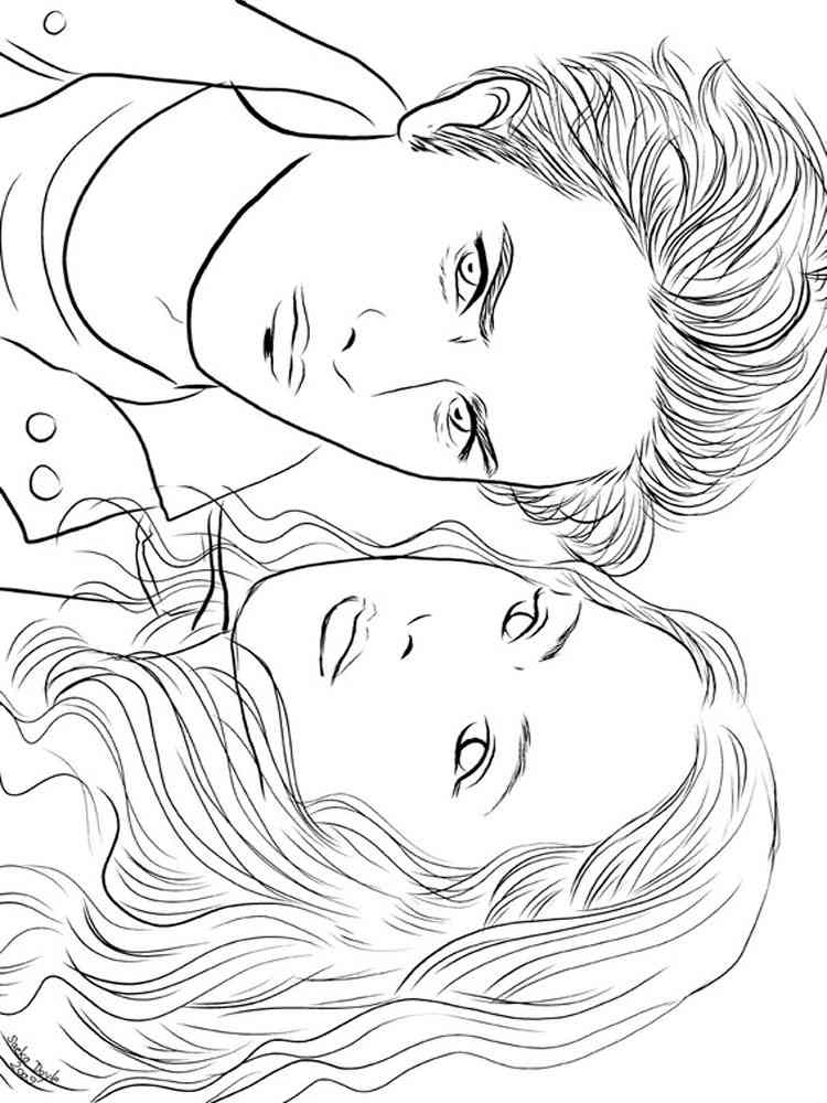 The twilight saga coloring pages