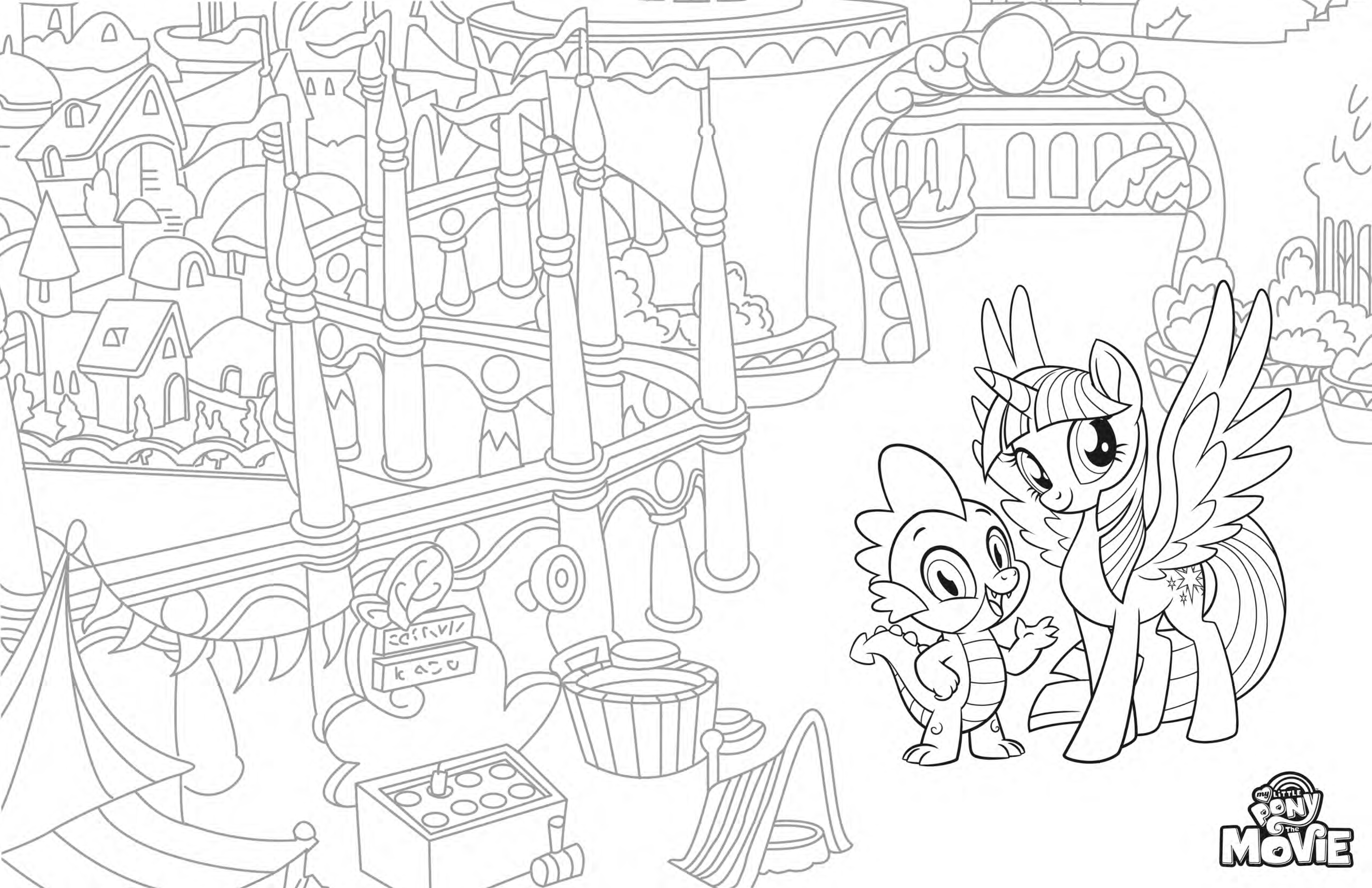My little pony the movie coloring pages