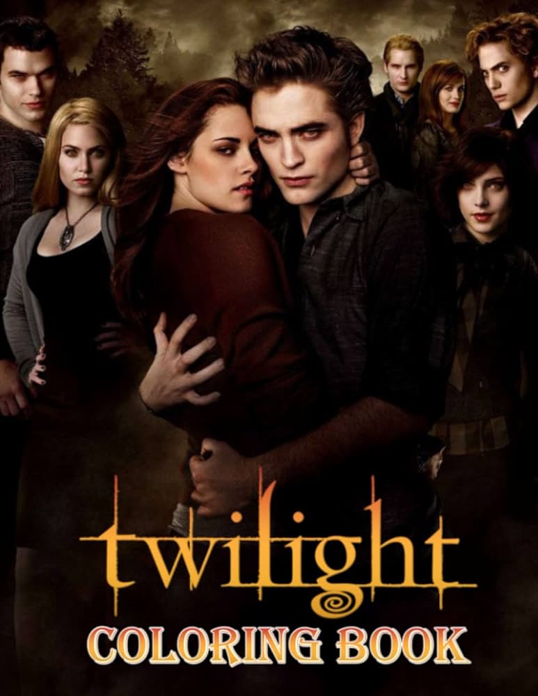 Twilight coloring book an effective way for relaxation and stress relief for kids and adults santana valdes books