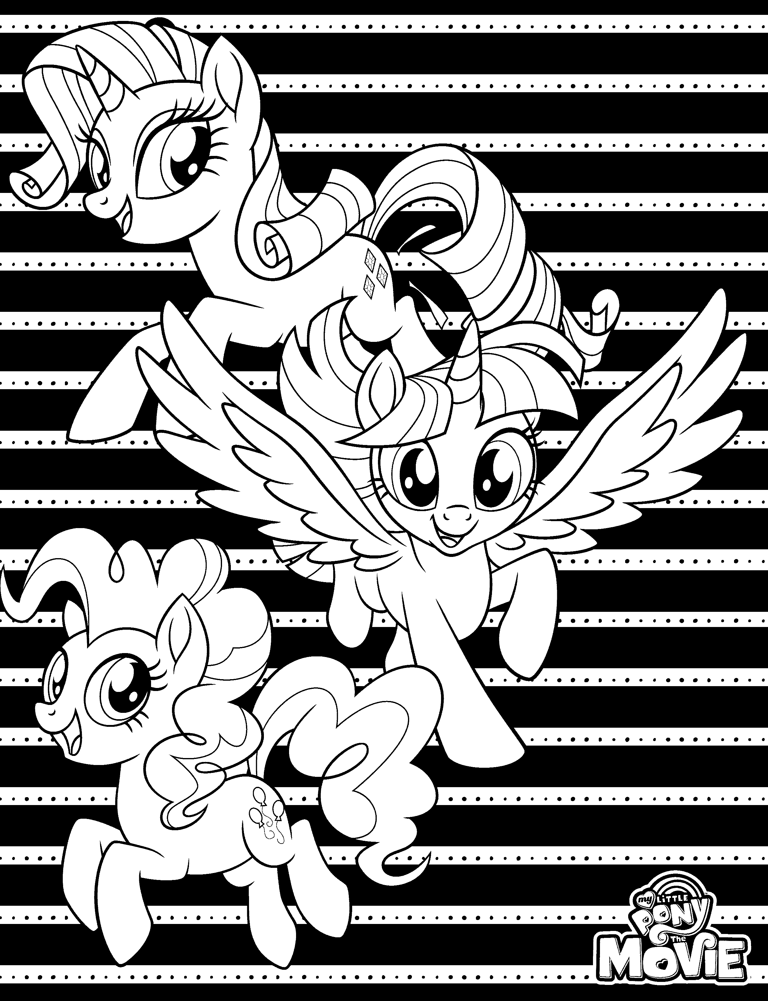 My little pony the movie coloring pages