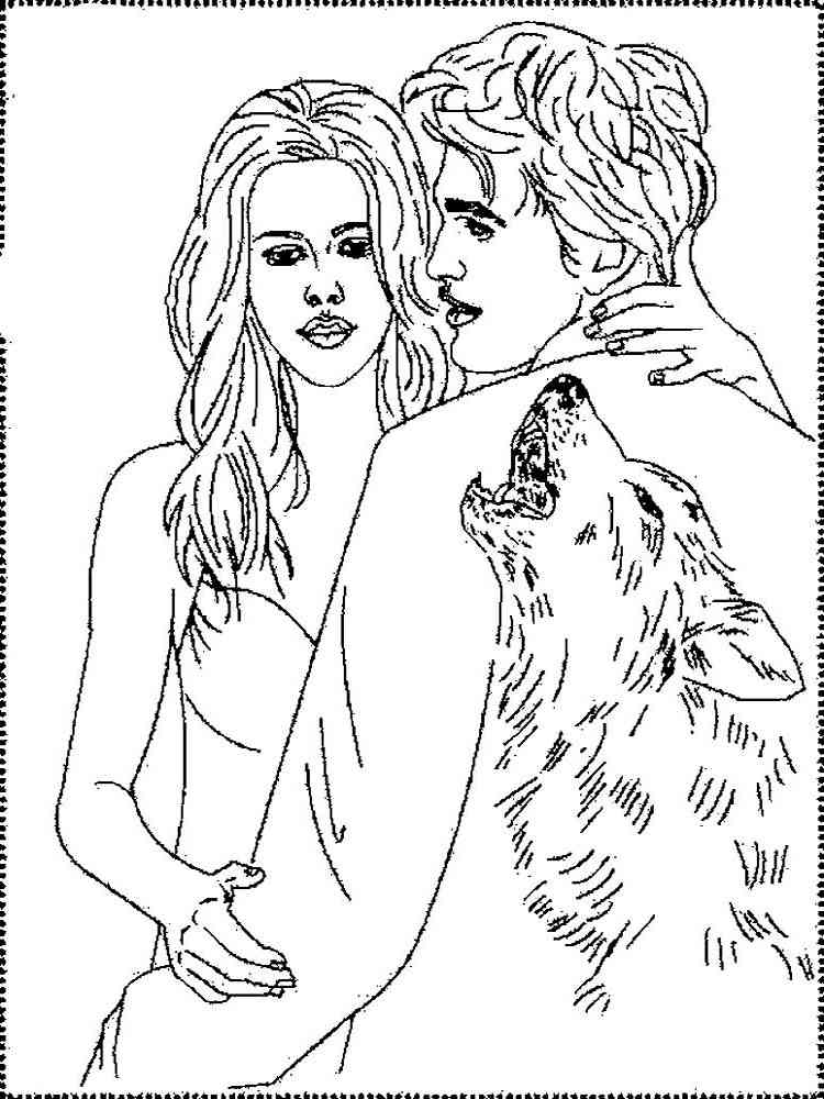 The twilight saga coloring pages