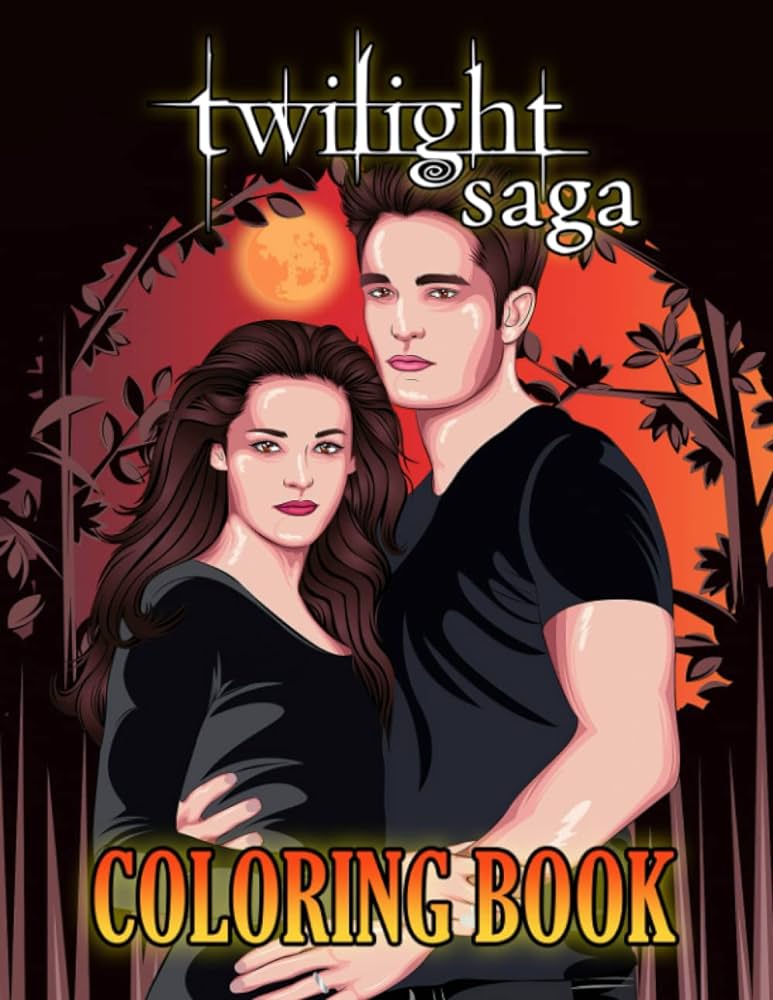 Twäläght sãga coloring book an amazing coloring book for all fans of twäläght sãga movie with easy coloring pages in high quality to encourage creativity and develop imagination queiroz paulo