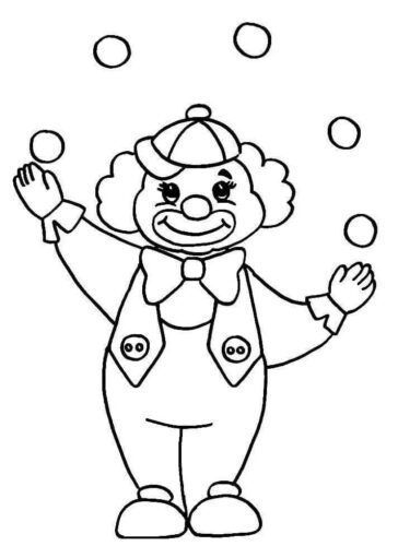 Clown coloring page for girls turkau coloring pages mermaid coloring pages coloring pages for girls