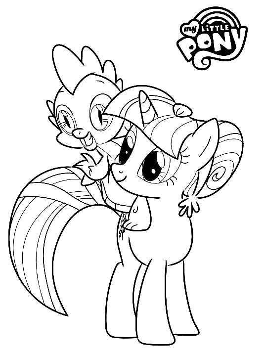 Twilight sparkle coloring pages printable for free download