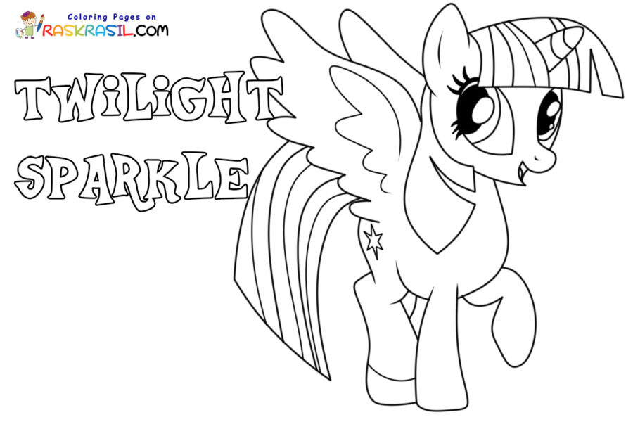 Twilight sparkle coloring pages