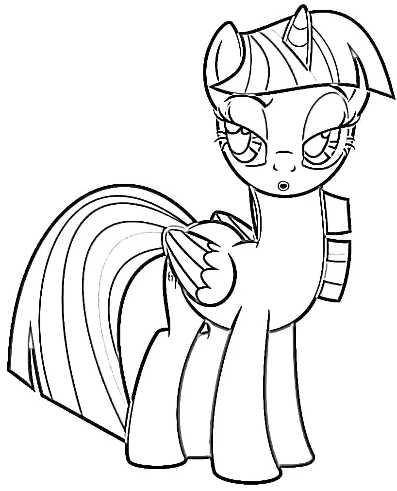 Twilight sparkle malvorlagen