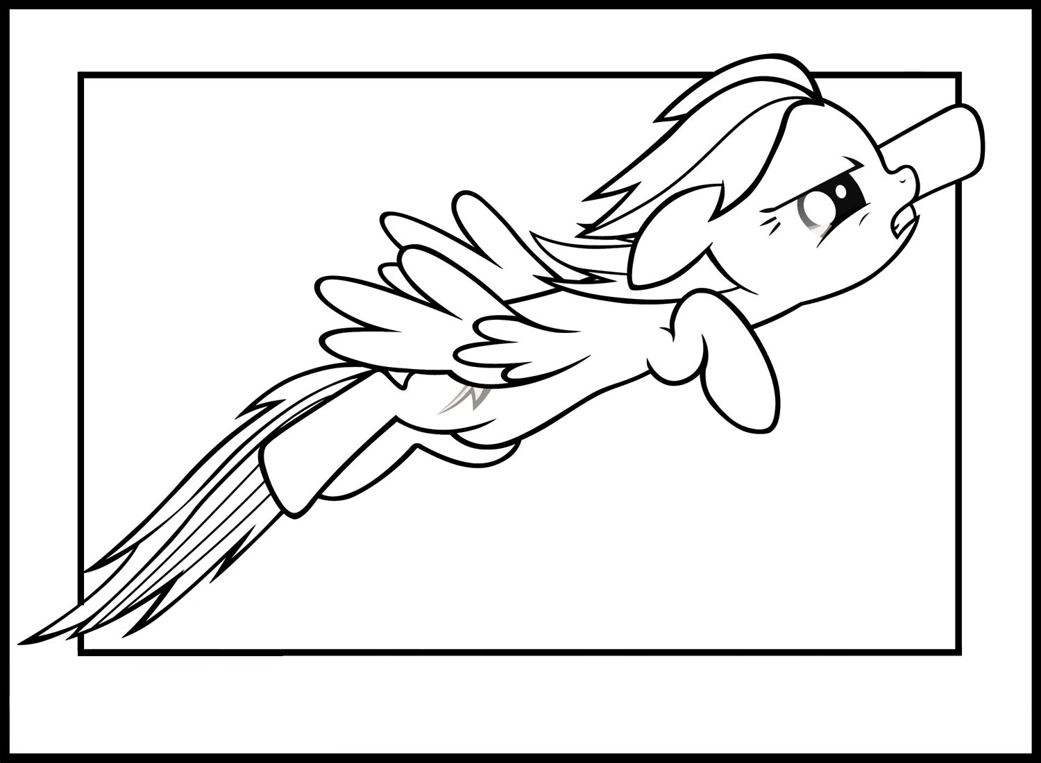 Free printable my little pony coloring pages for kids