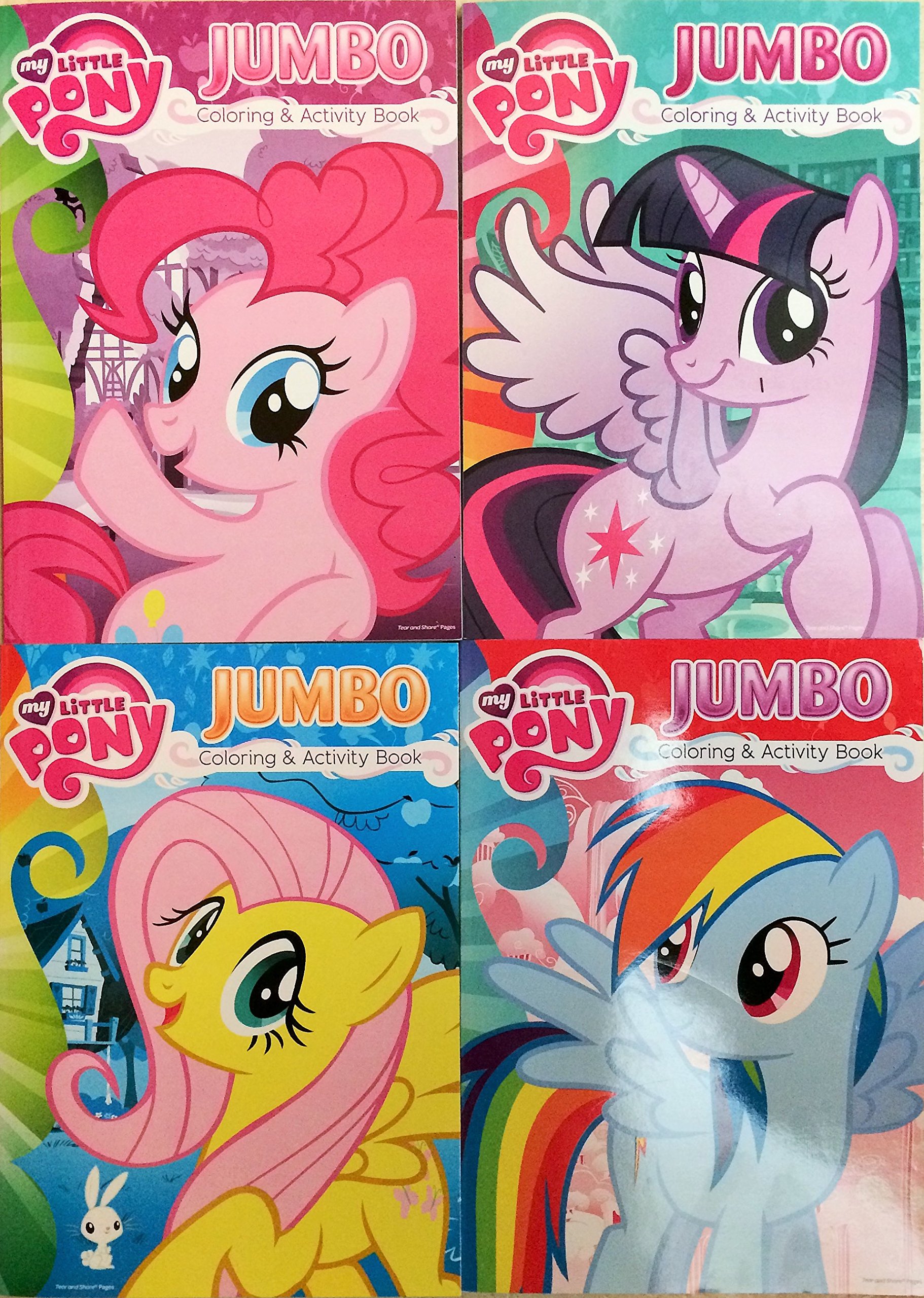 My little pony jumbo coloring activity book pack