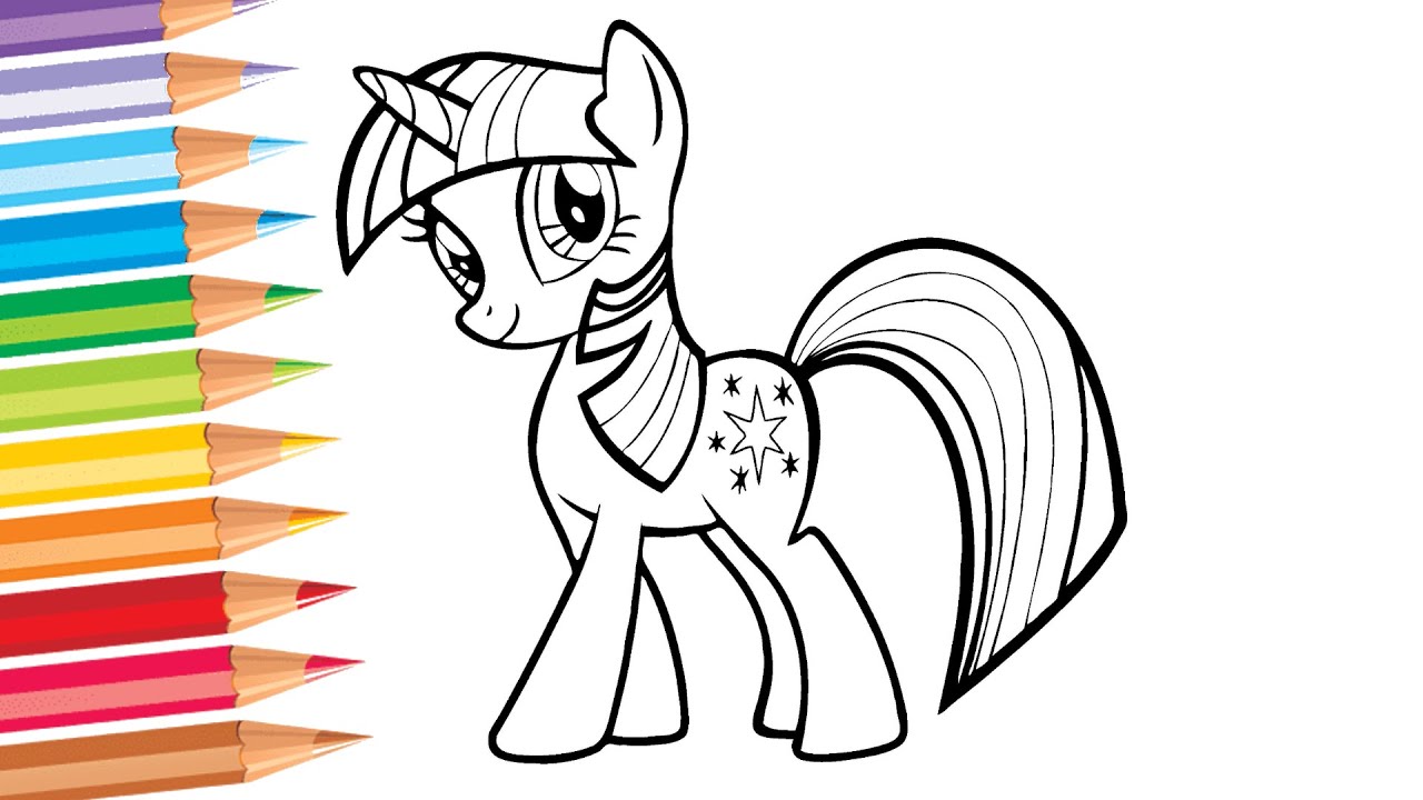 Coloring y little pony coloring pages