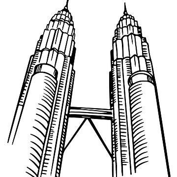 Twin towers sticker for sale by artplanetstore