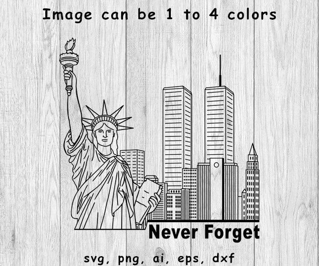 Never forget twin tower attacks
