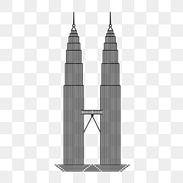 Twin towers png vector psd and clipart with transparent background for free download