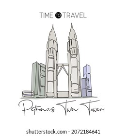 Twin towers vector art graphics