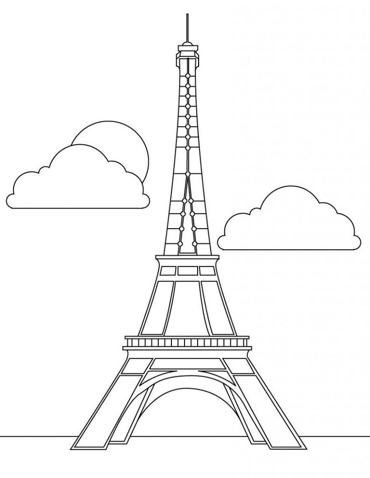 Free printable eiffel tower coloring pages for kids eiffel tower pictures france eiffel tower eiffel tower