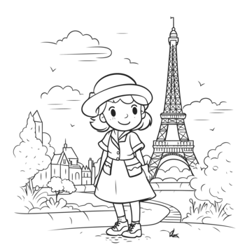 Tower coloring page png transparent images free download vector files