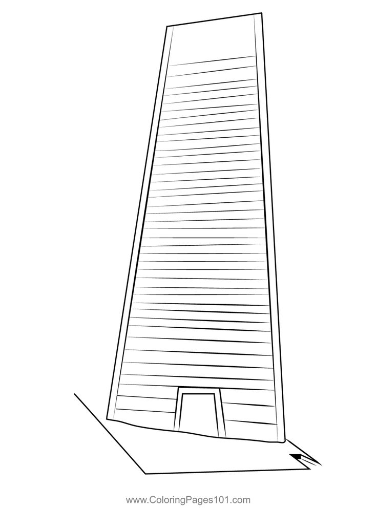 Skyscraper colorg page colorg pages colorg pages for kids color
