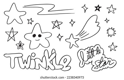 Little twinkle stars images stock photos d objects vectors