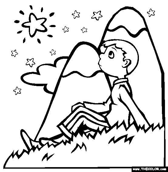 Nursery rhyes online coloring pages