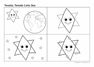 Twinkle twinkle little star nursery rhyme teaching resources