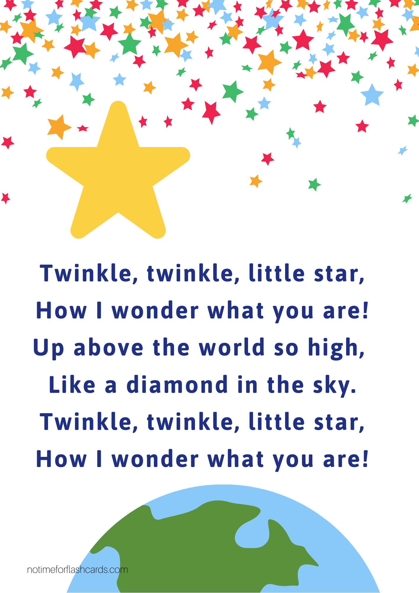 Twinkle twinkle little star lesson plan