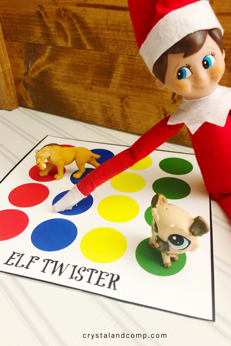 Elf on the shelf twister printable