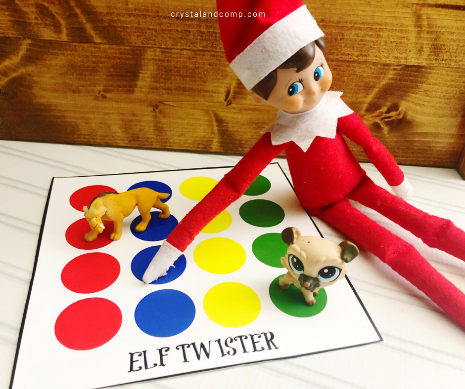 Elf on the shelf twister printable