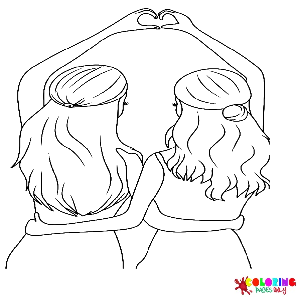 Bff coloring pages