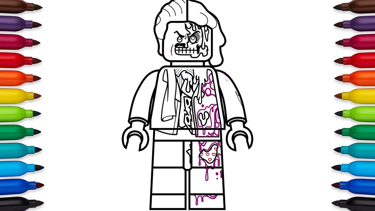 How to draw lego two