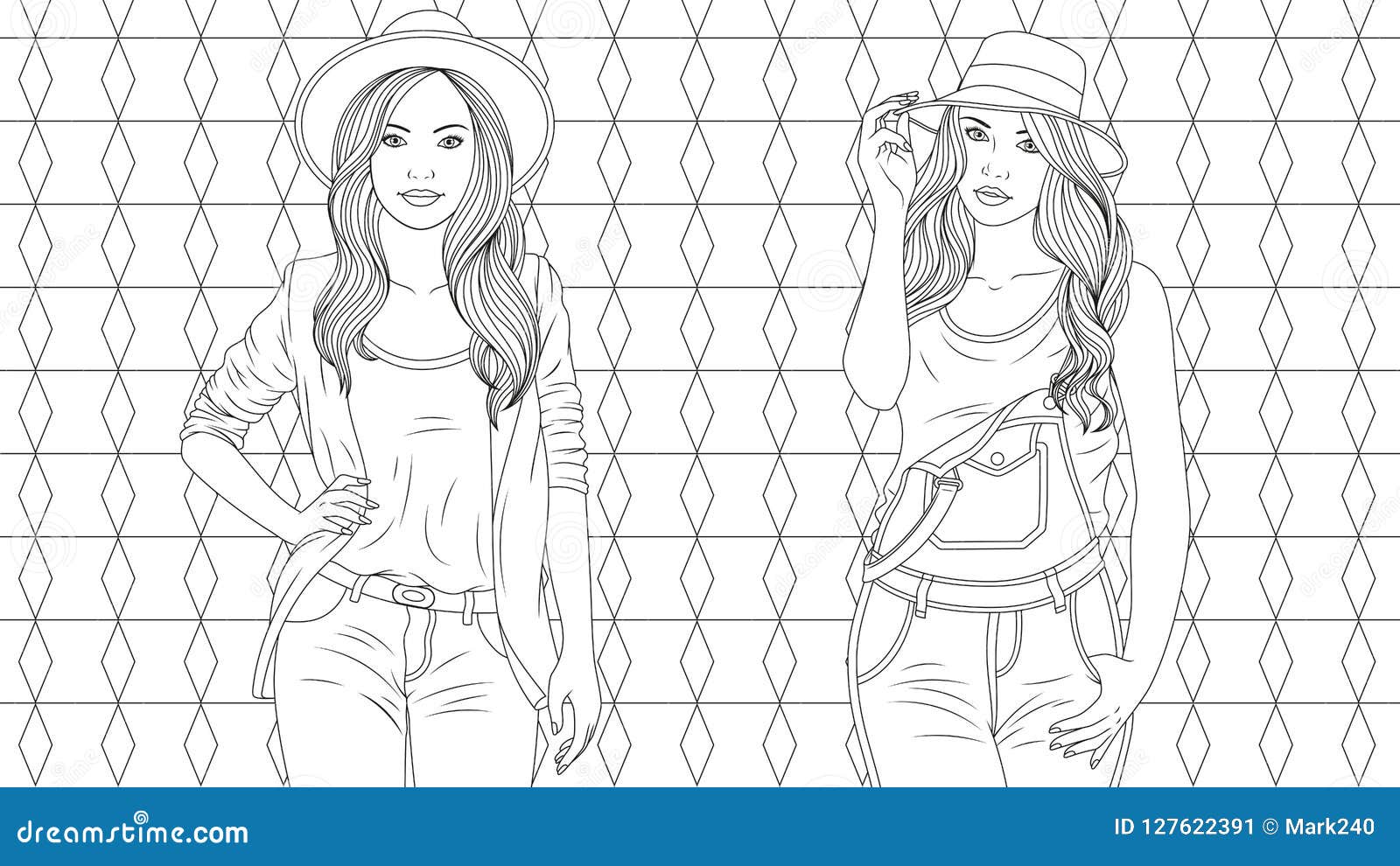 Makeup coloring pages stock illustrations â makeup coloring pages stock illustrations vectors clipart