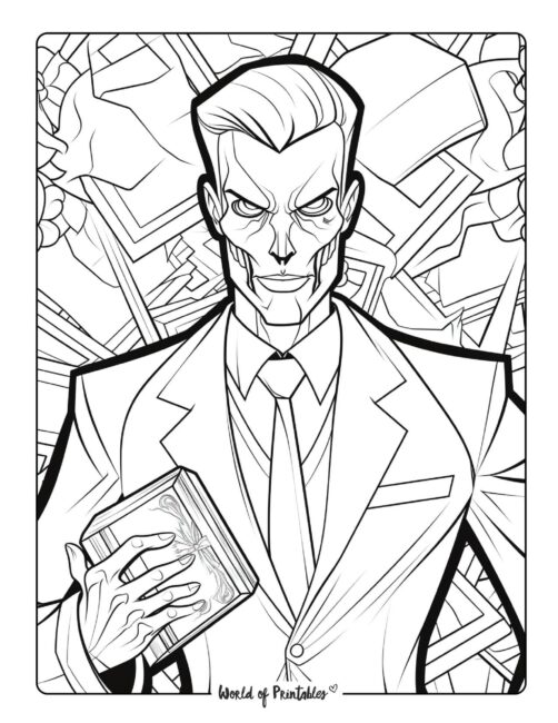 Horror coloring pages