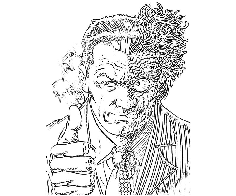 Free two face coloring pages download free two face coloring pages png images free cliparts on clipart library