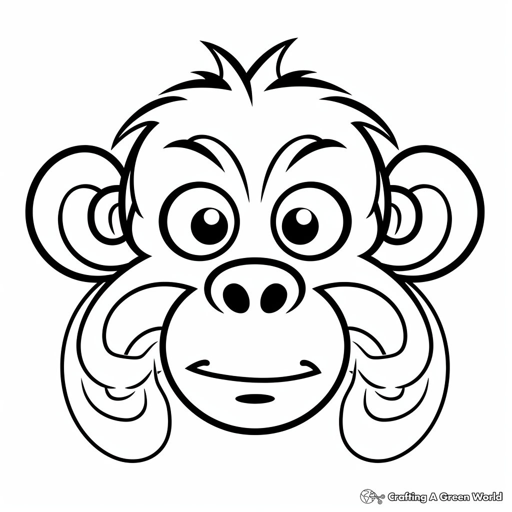 Animal faces coloring pages