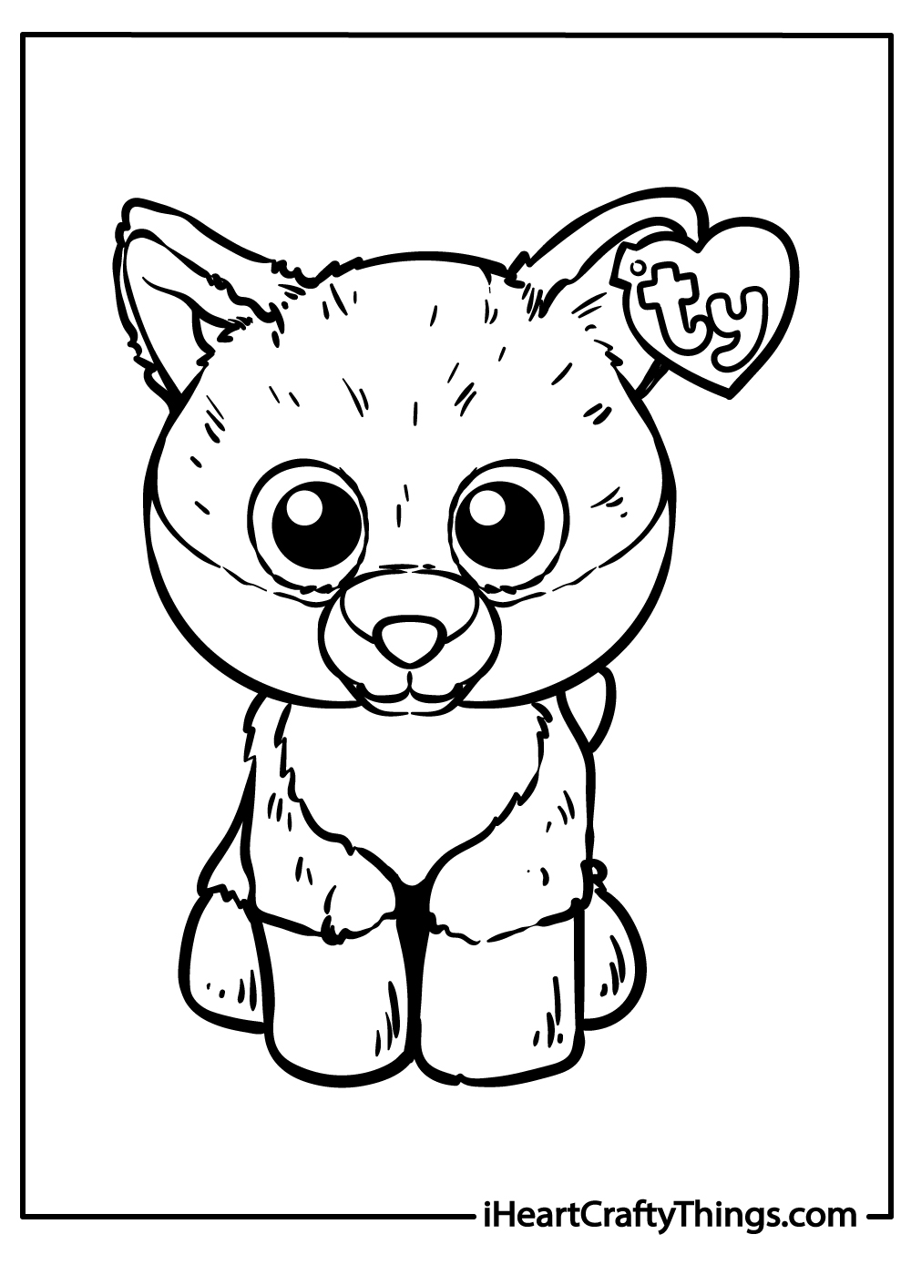 Beanie boos coloring pages free printables