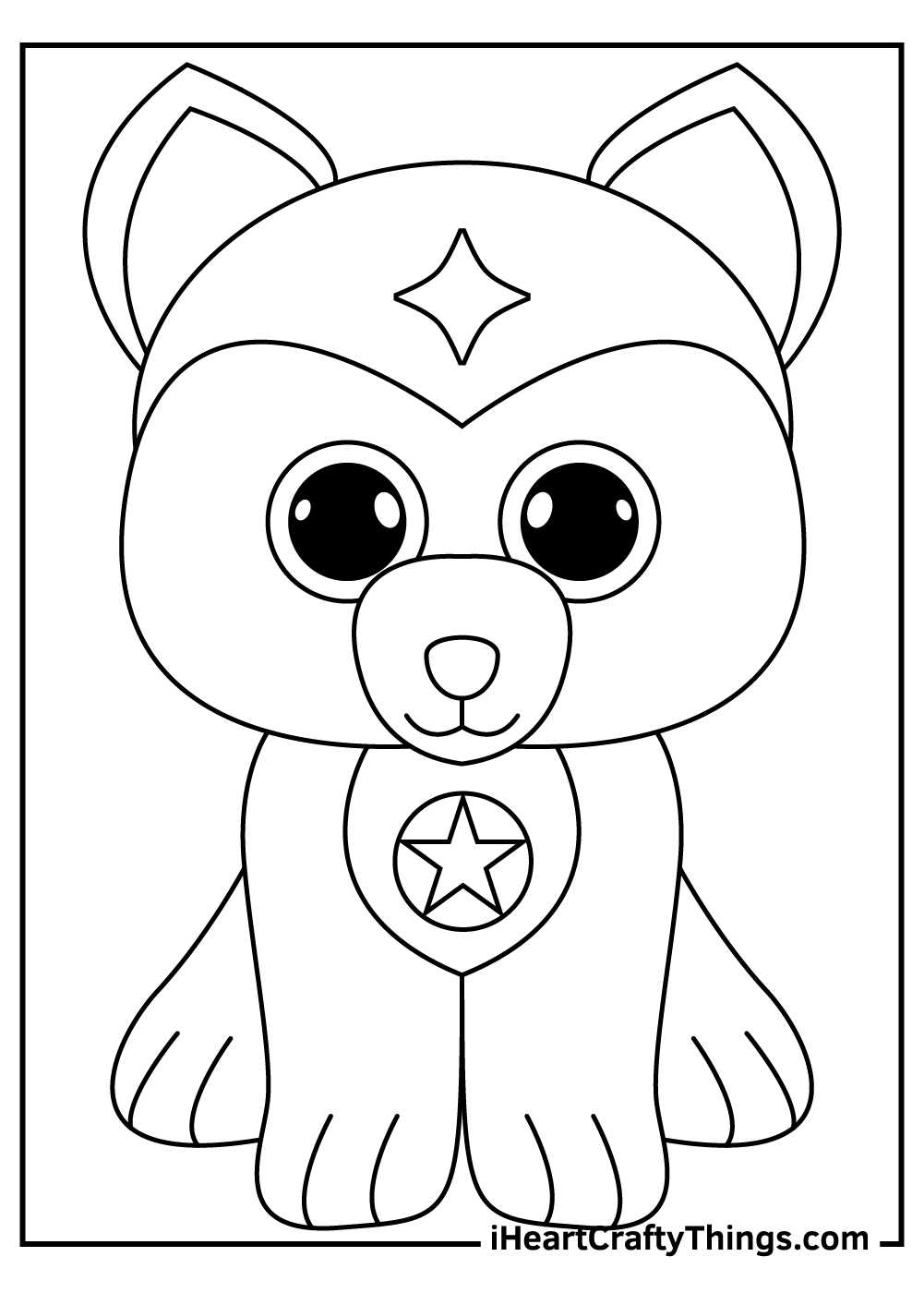 Beanie boos coloring pages free printables