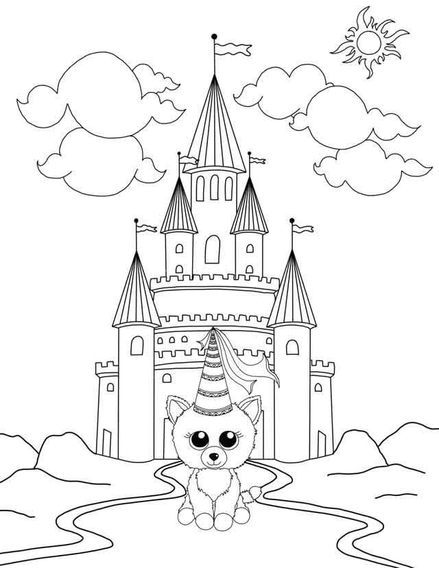 Beanie boos coloring pages