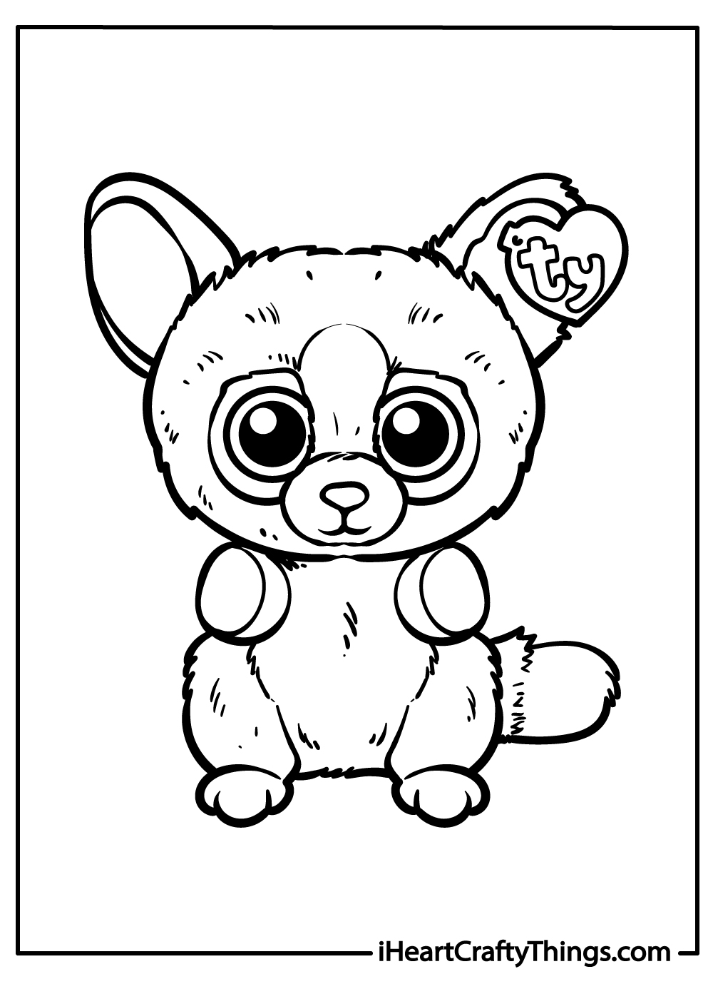 Beanie boos coloring pages free printables