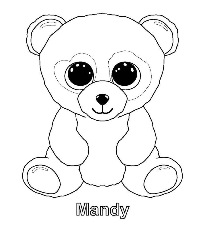 Beanie boos coloring pages