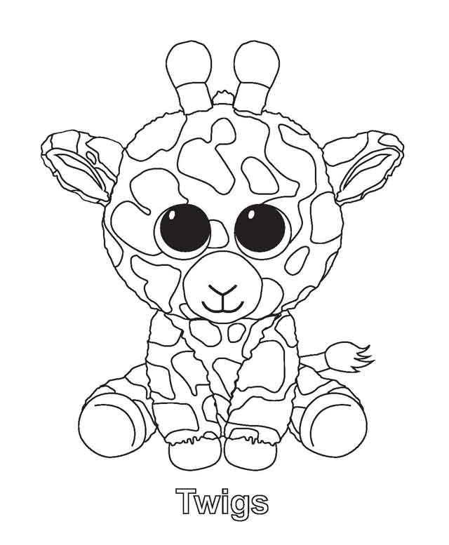 Beanie boos coloring pages