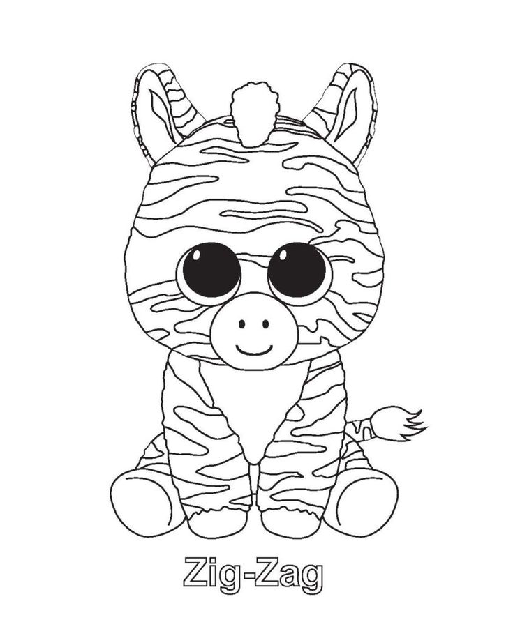 Printable coloring pages beanie boo beanie boo birthdays kid coloring page