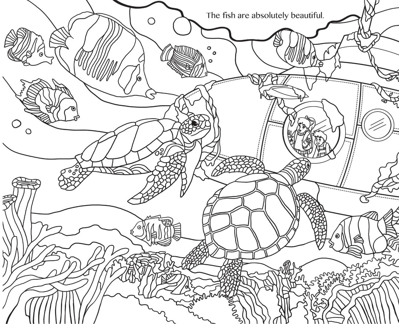 Freebie friday the greatest adventure adult coloring book ty page