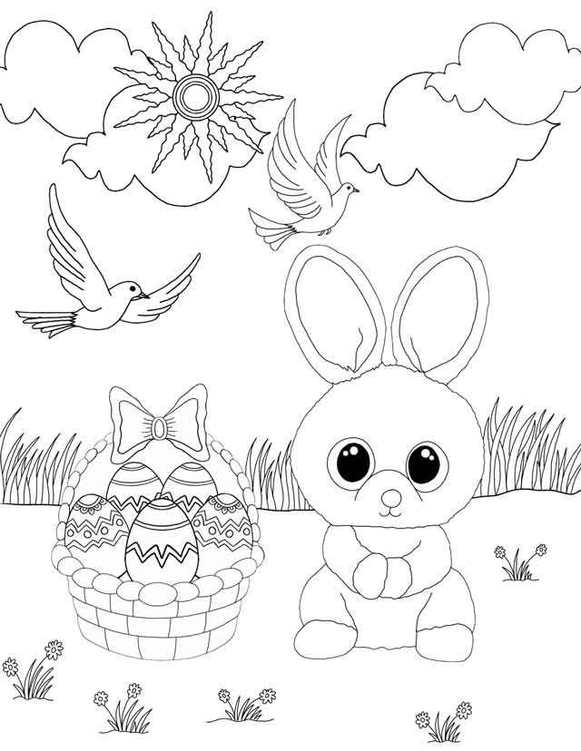 Beanie boos coloring pages