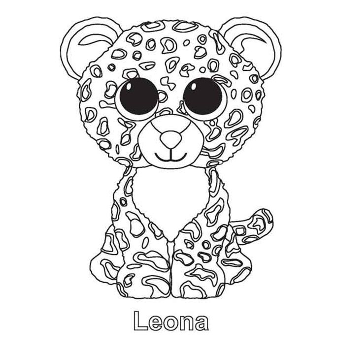 Beanie boos coloring pages