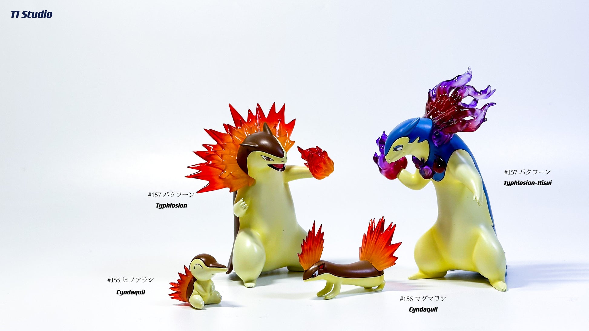 In stockãpokemon scale world cyndaquil quilava typhlosion hisui typhl â pokemon lover