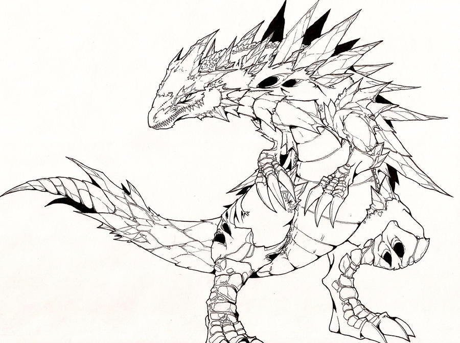 Tyranitar by eraserrain on