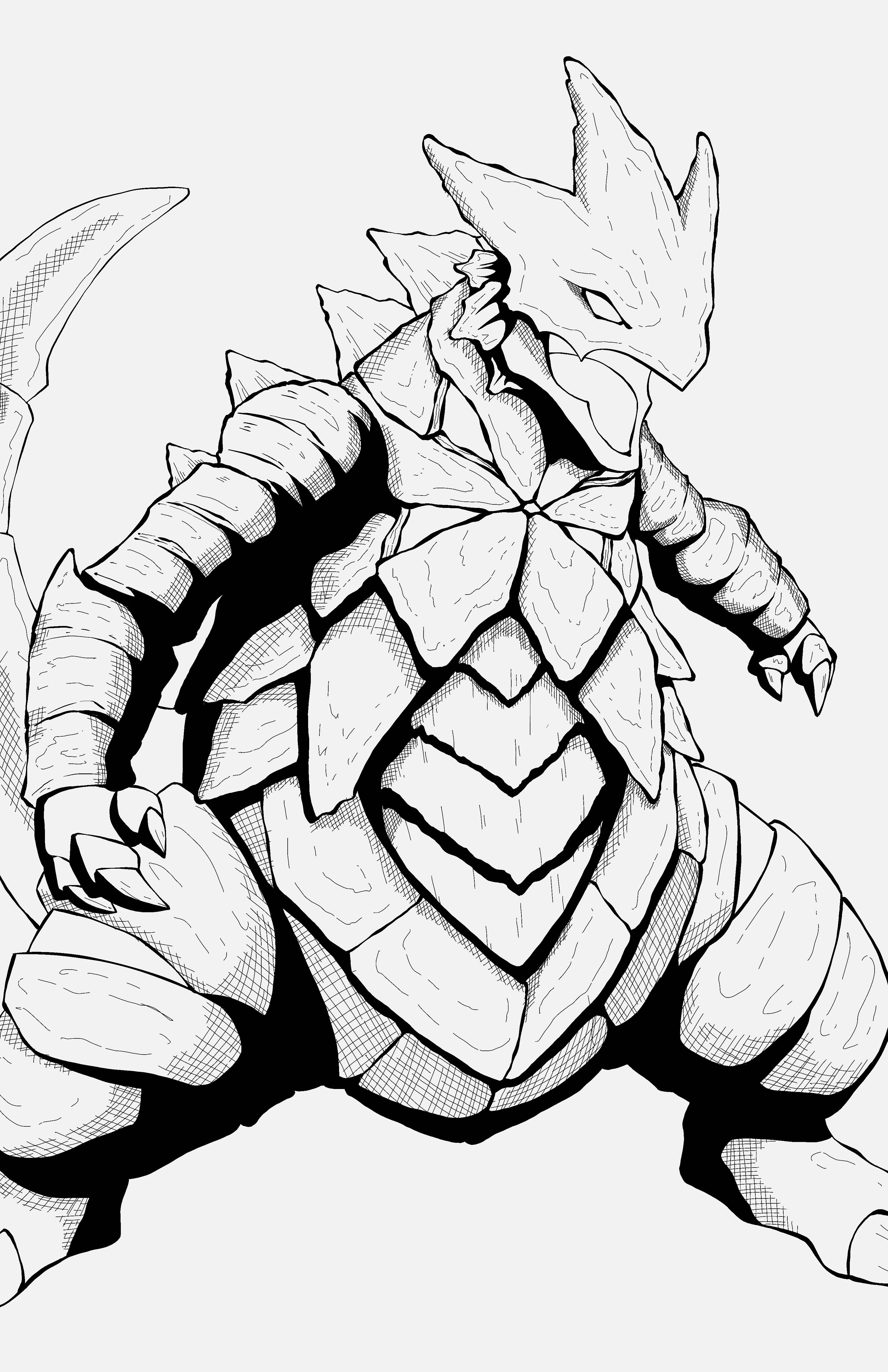 Oc tyranitar fanart by me whos your favorite pseudo legendary rpokemon