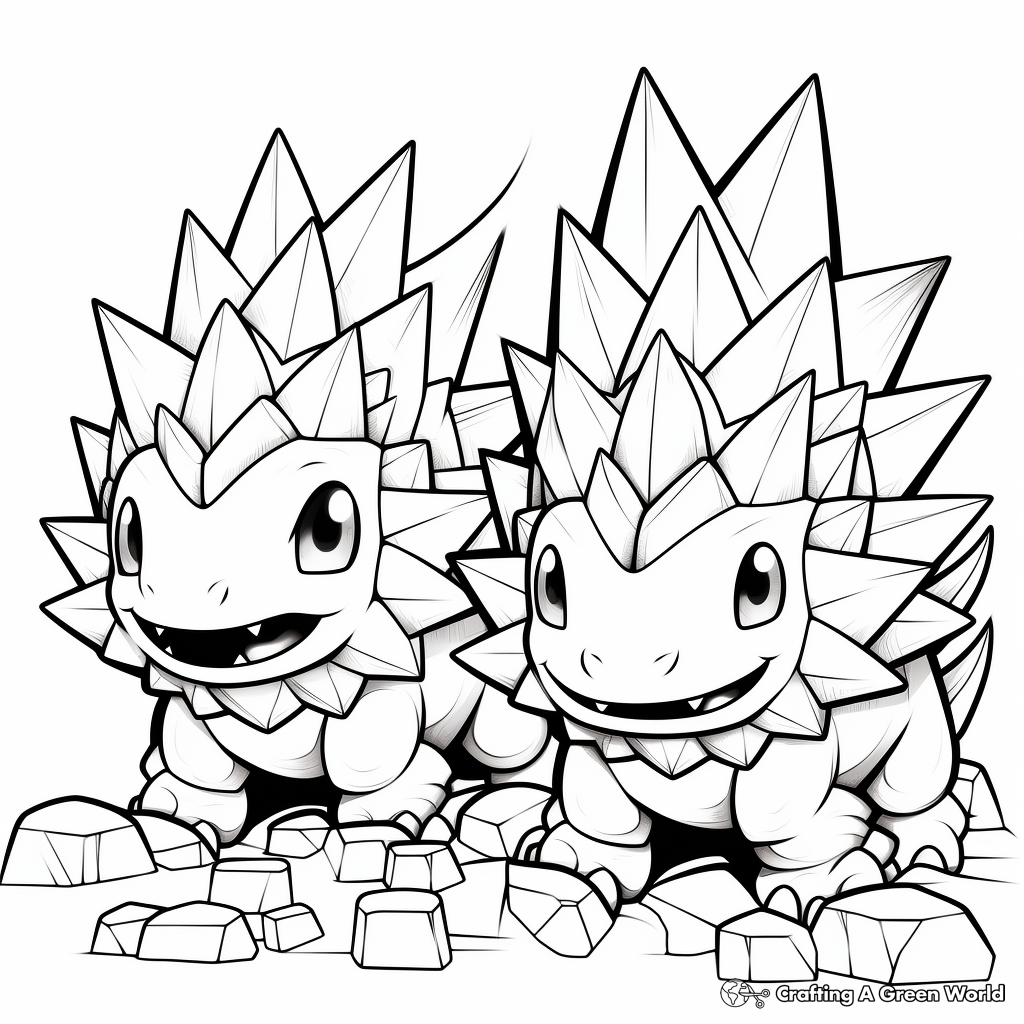 Stegosaurus coloring pages