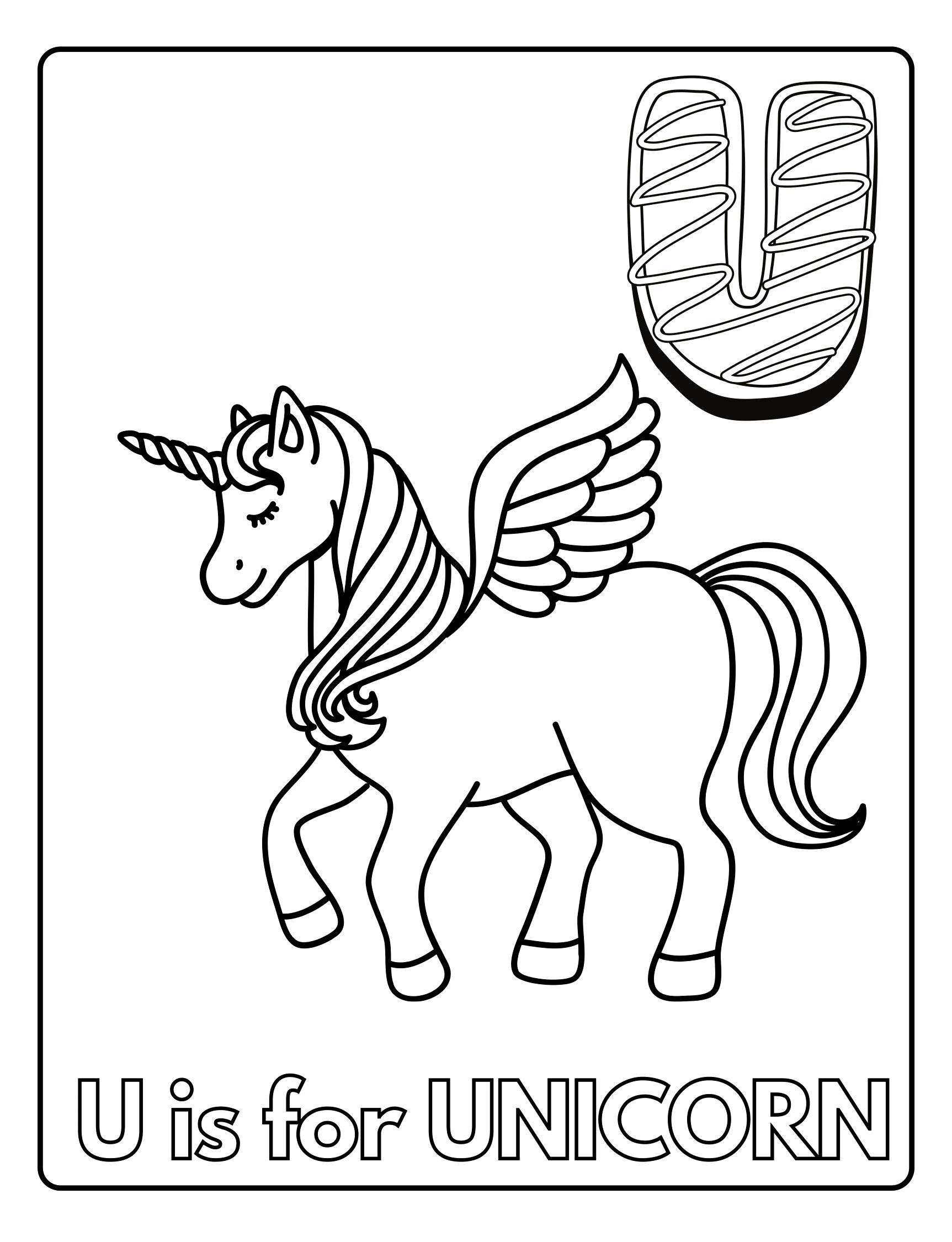 Unicorn and mermaid coloring pages instant download