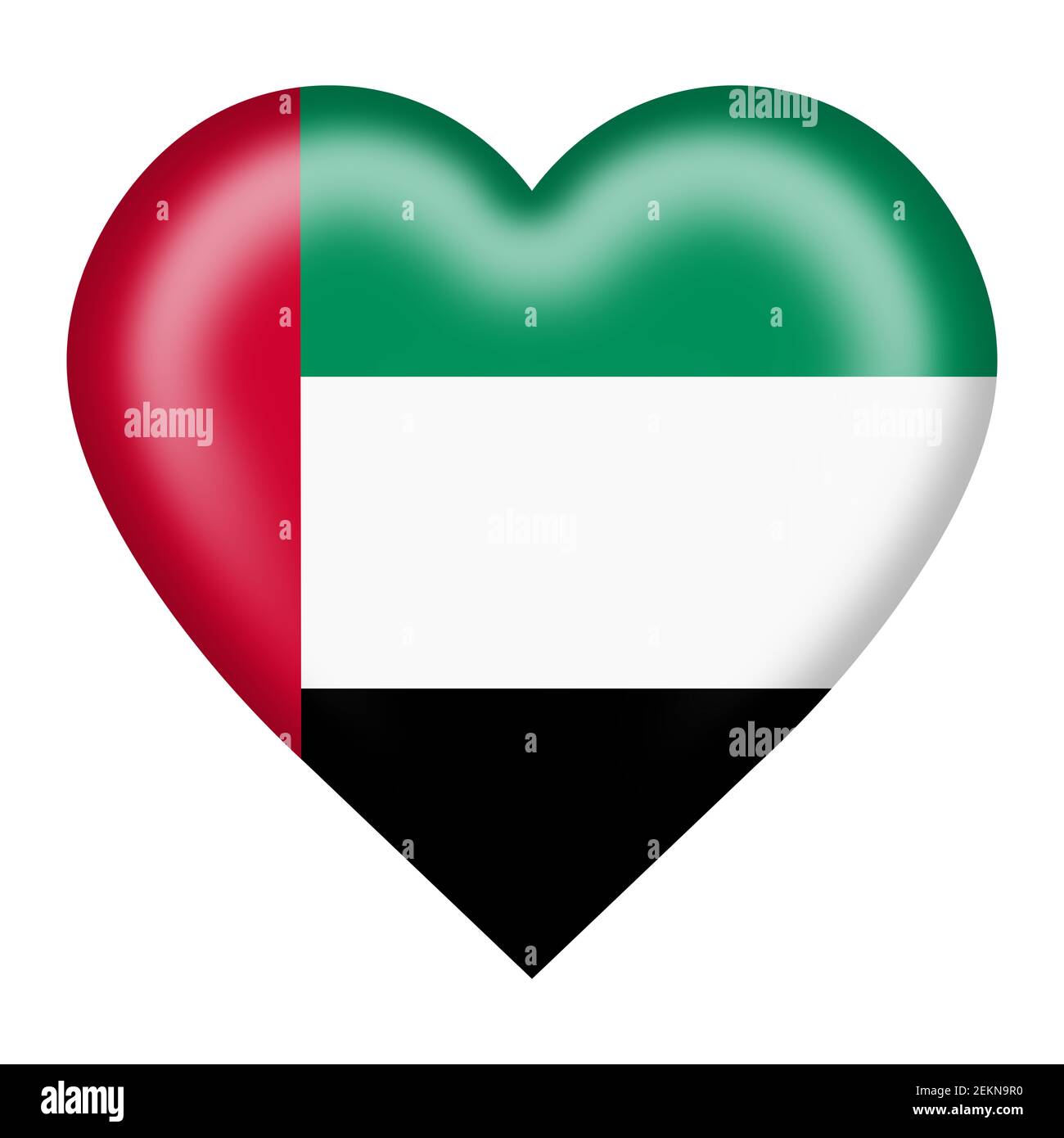 Uae flag cut out stock images pictures