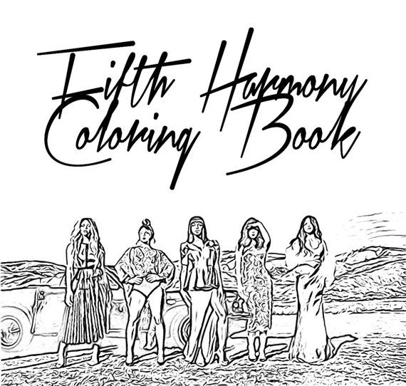 Fifth harmony coloring pages by shopfifthharmony on etsy fifth harmony coloring pages harmony